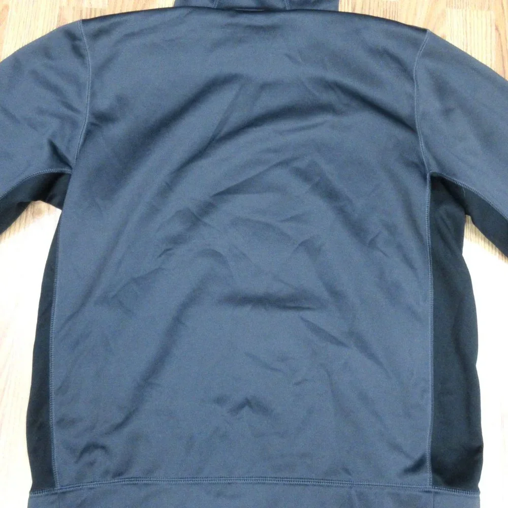 NIKE THERMA-FIT HOODIE SWEATSHIRT POLYESTER GRAY Sz LARGE, L